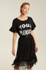 Tulle Black Polka Dot Skirt